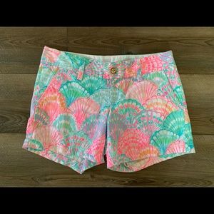 “Oh Shello” Lilly Pulitzer Callahan Short, Size 0